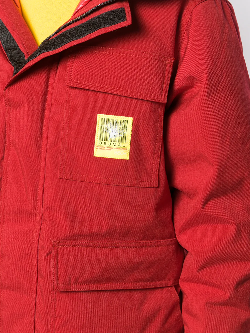 фото Brumal пальто-пуховик с капюшоном