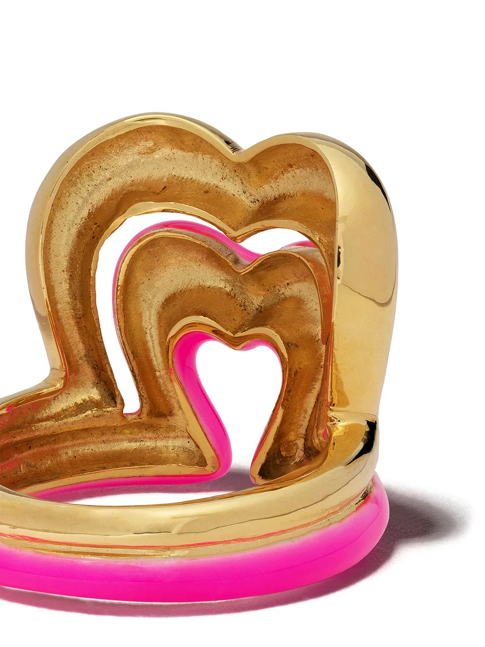 фото Nevernot золотое кольцо в форме сердца