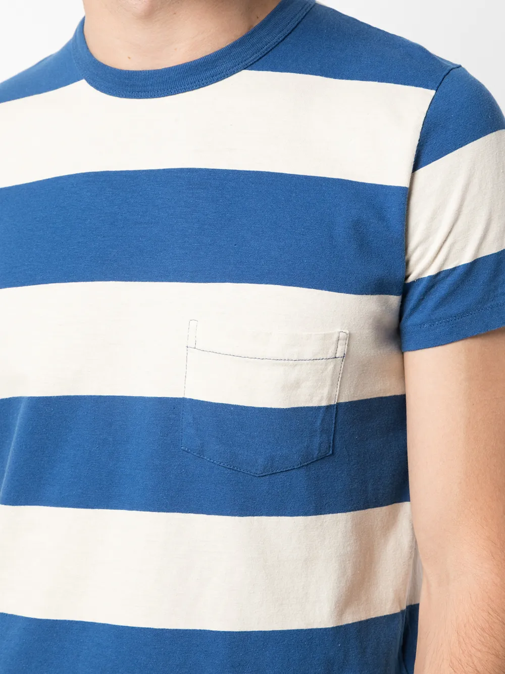 фото Levi's vintage clothing полосатая футболка с короткими рукавами