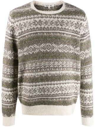 Alex Mill Pullover Mit Fair Isle Muster Farfetch