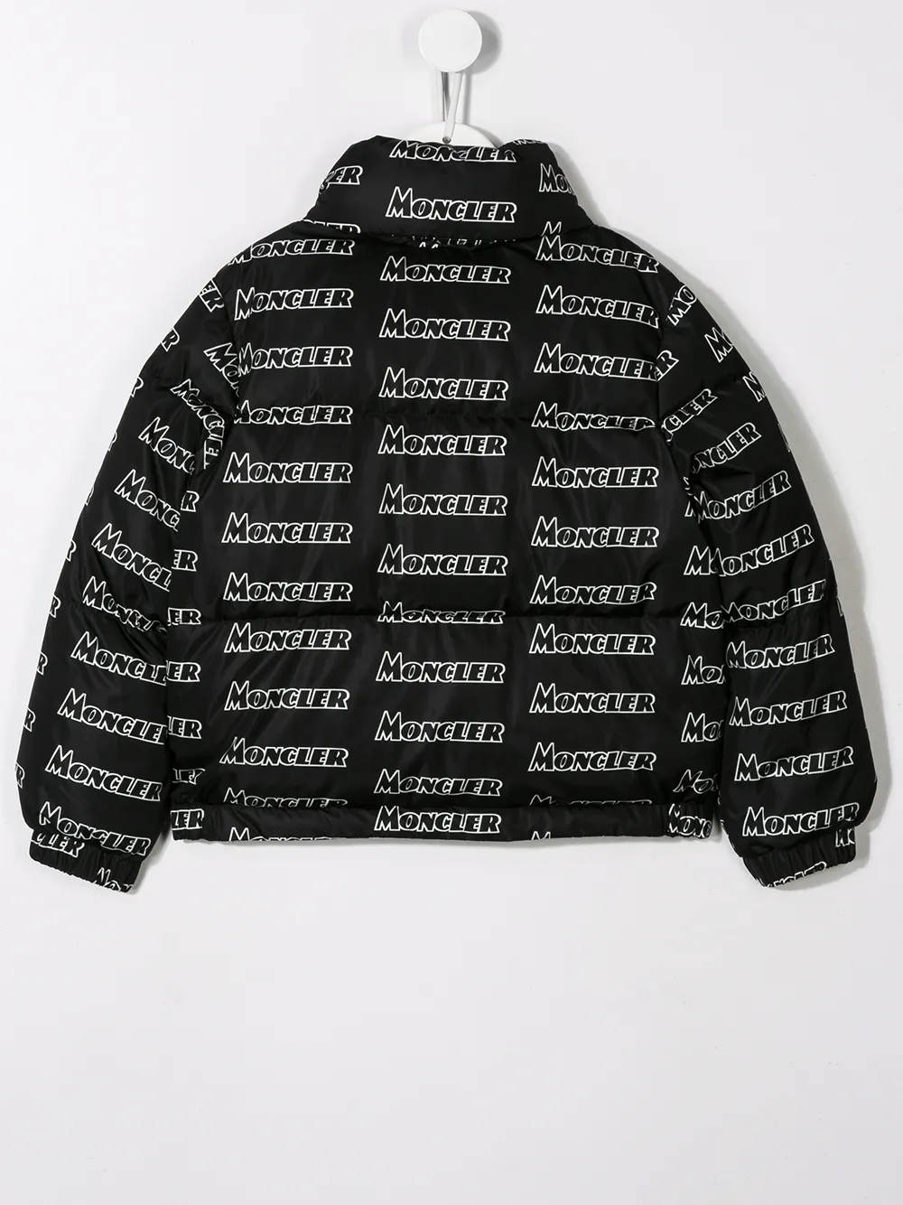 фото Moncler enfant пуховик с логотипом