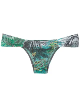 Lygia Nanny Ritz Printed Bikini Bottom Farfetch