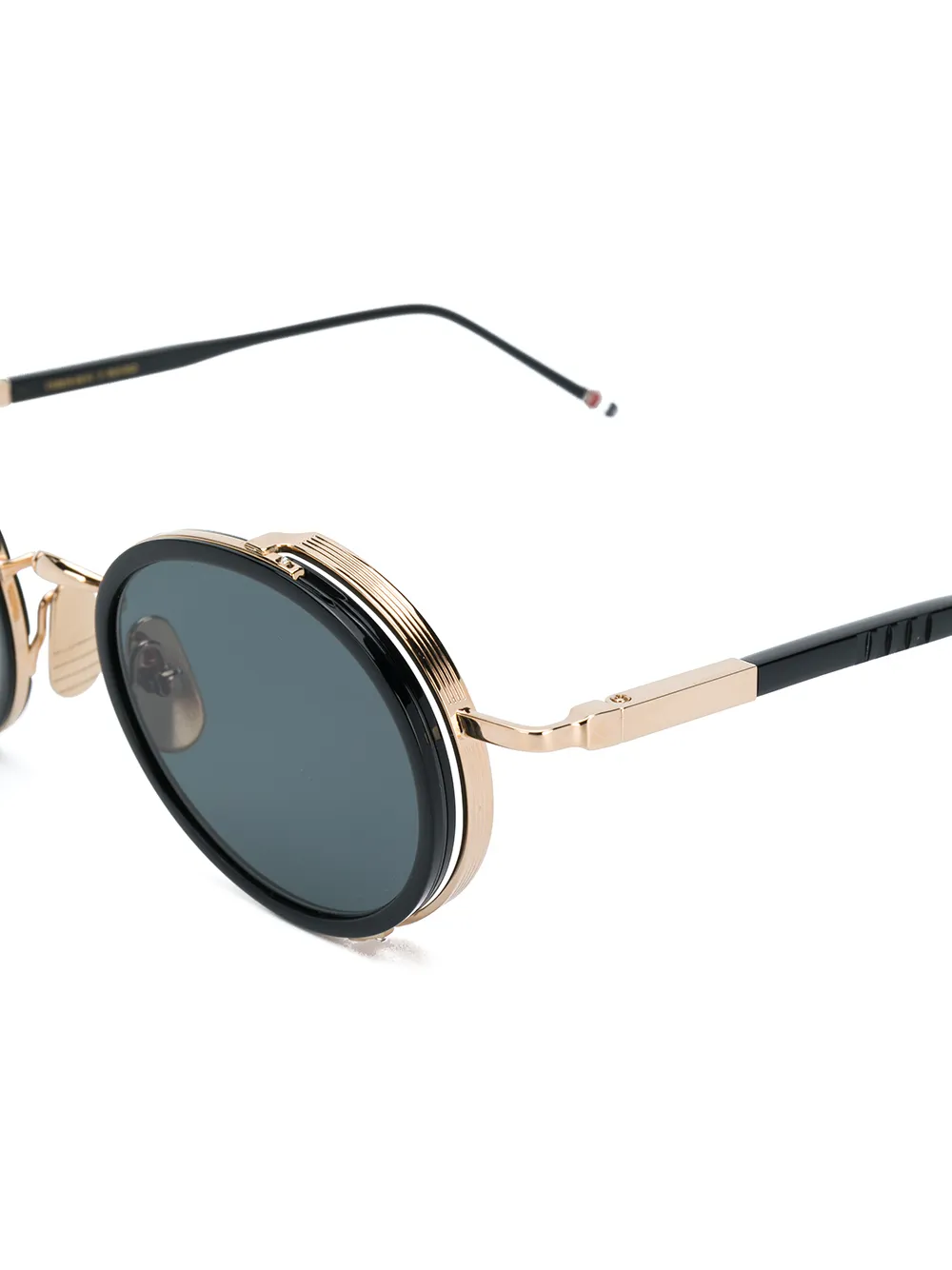 фото Thom browne eyewear солнцезащитные очки в круглой оправе