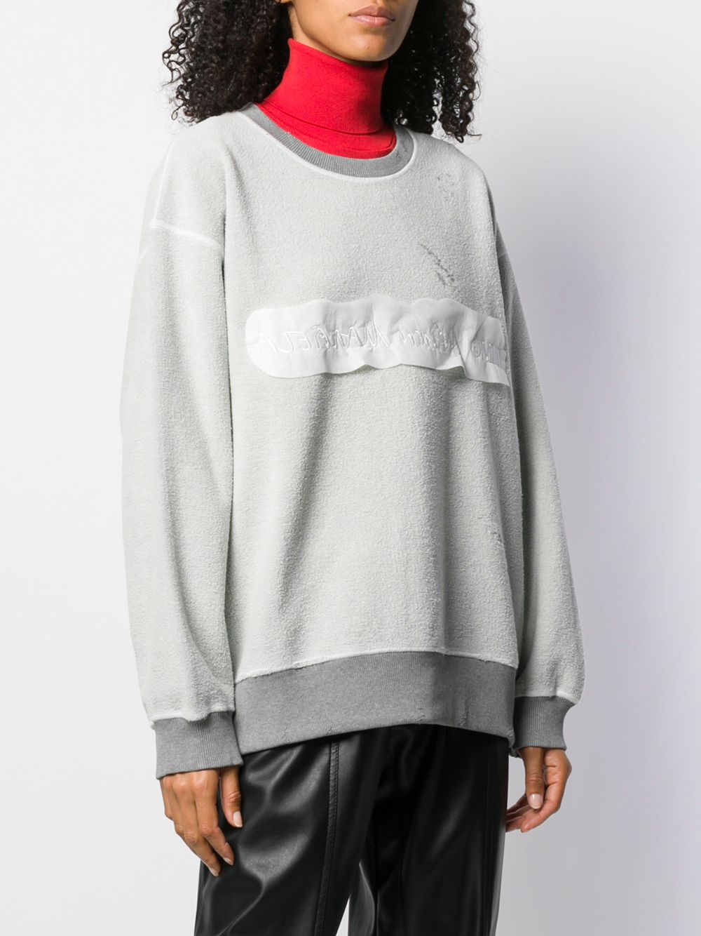фото Mm6 maison margiela толстовка с логотипом