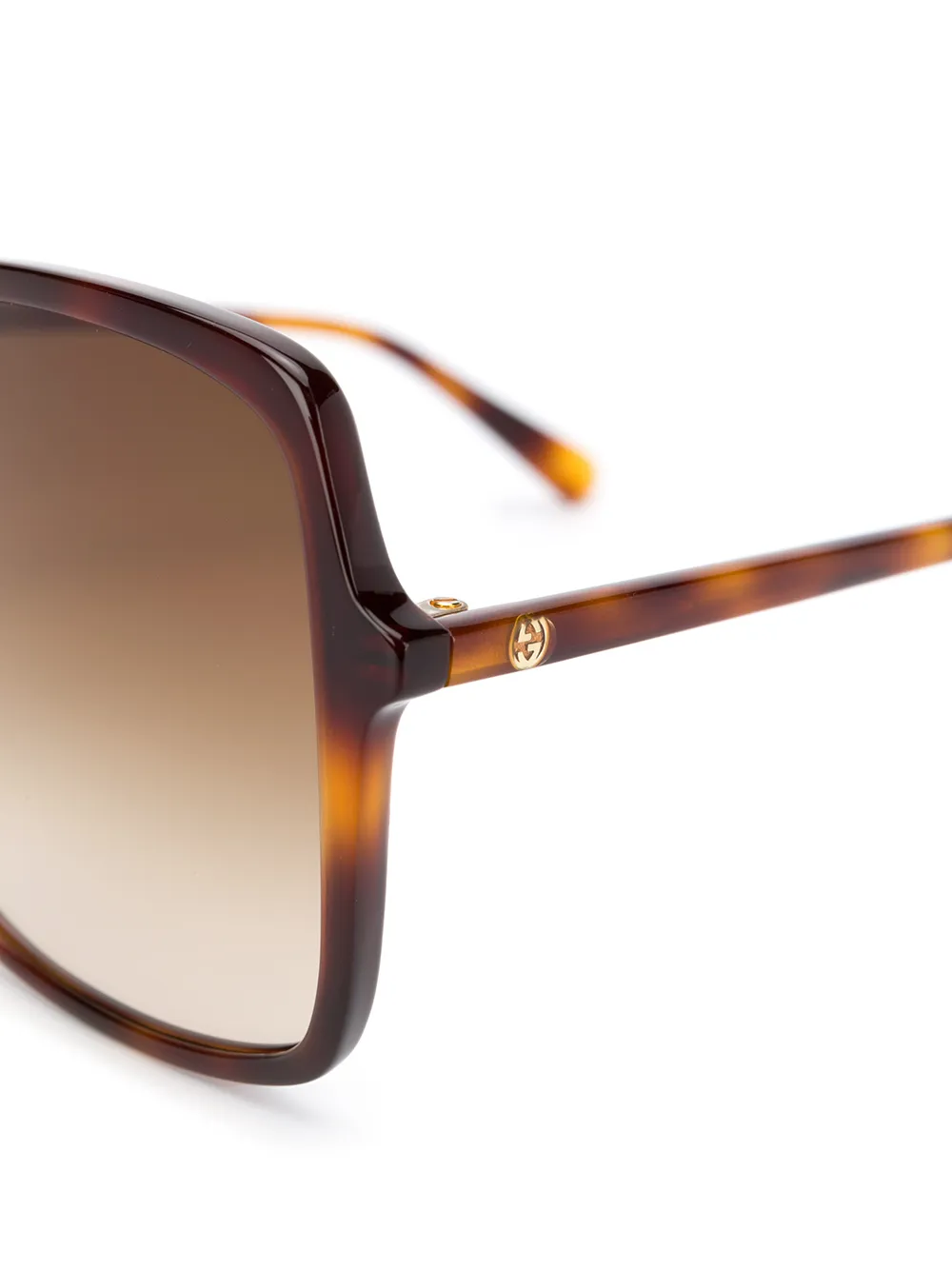 фото Gucci eyewear солнцезащитные очки в квадратной оправе