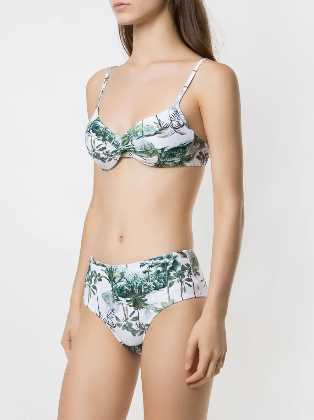 Lygia Nanny Veronica Printed Bikini Set Farfetch