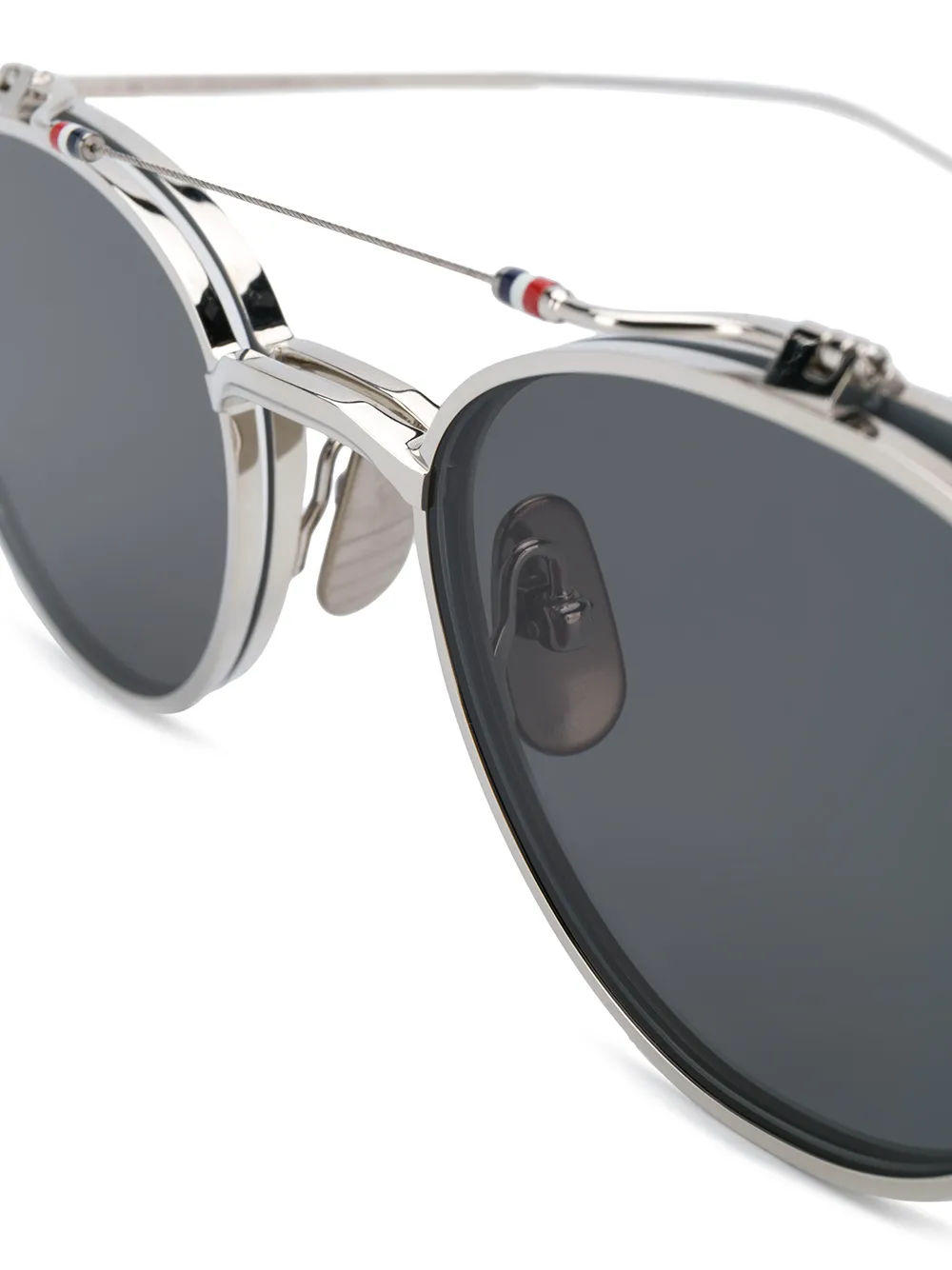 фото Thom browne eyewear солнцезащитные очки в оправе clubmaster