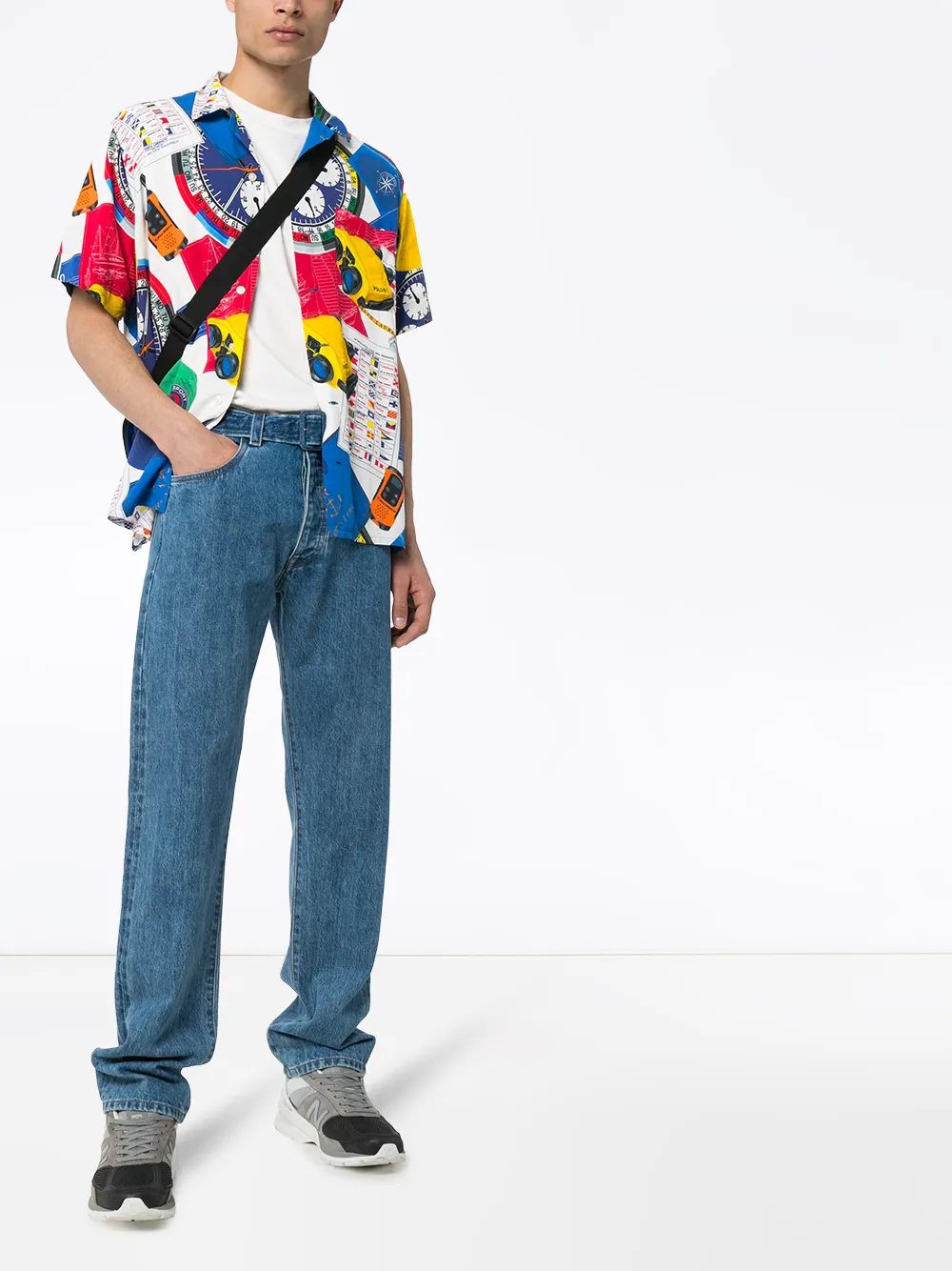 фото Polo ralph lauren рубашка с короткими рукавами и графичным принтом