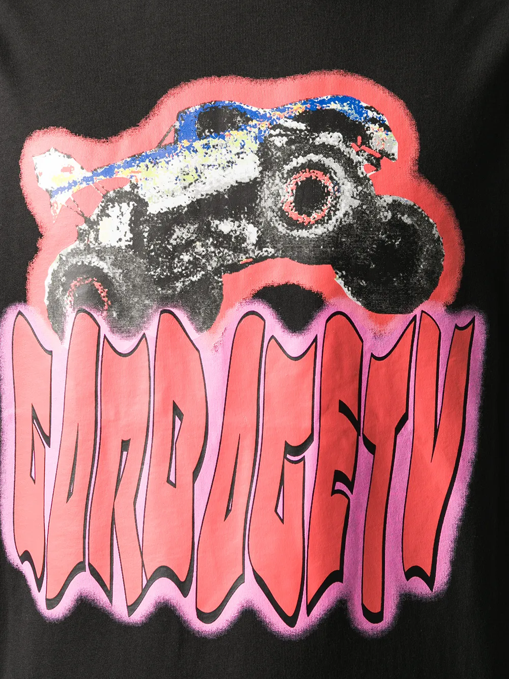 фото Garbage tv футболка с графичным принтом