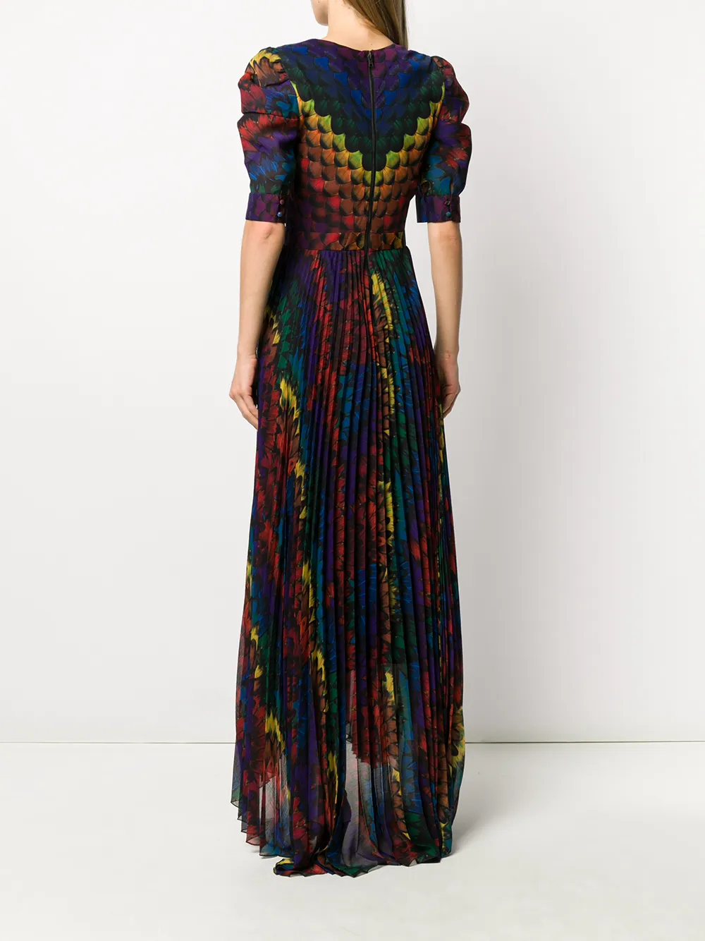 фото Alice+olivia плиссированное платье макси haven