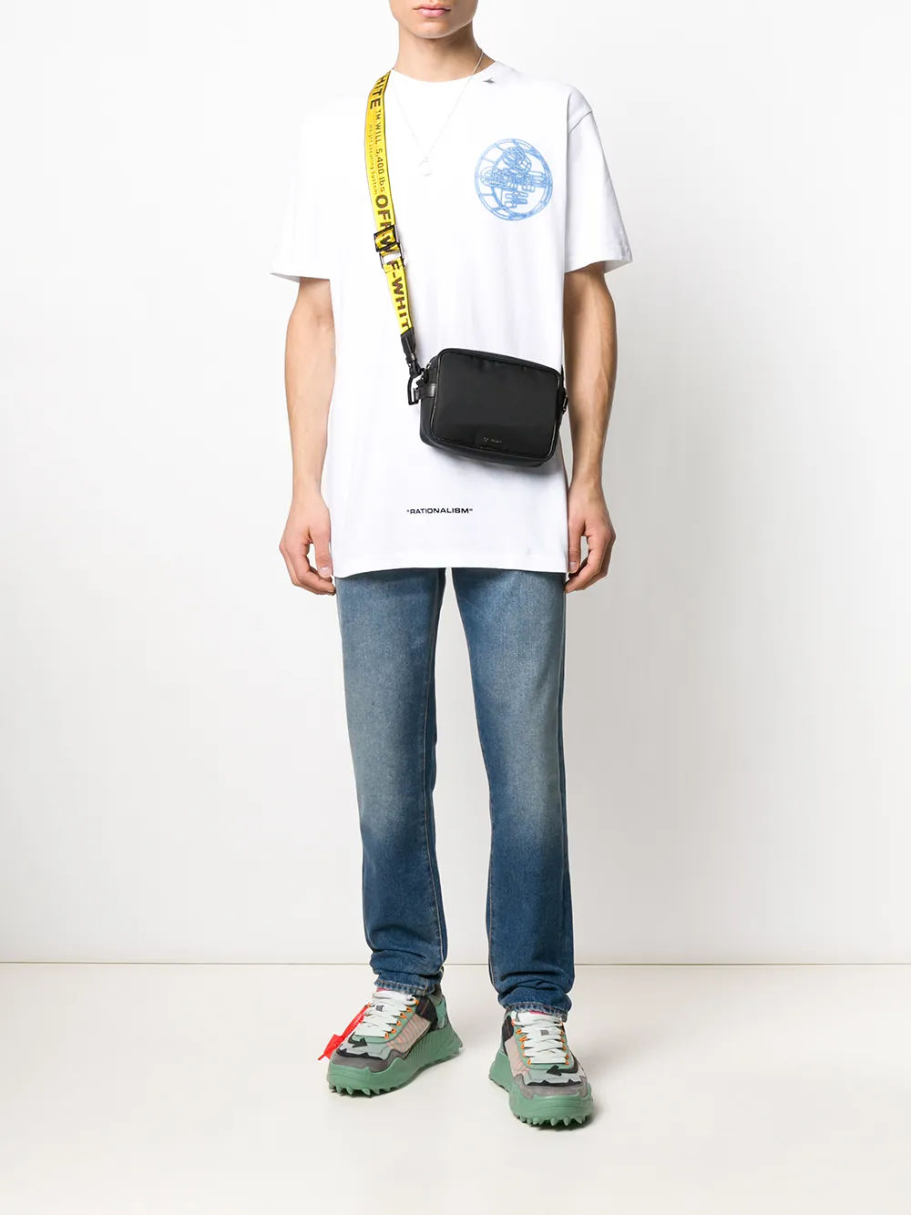 фото Off-white футболка с принтом