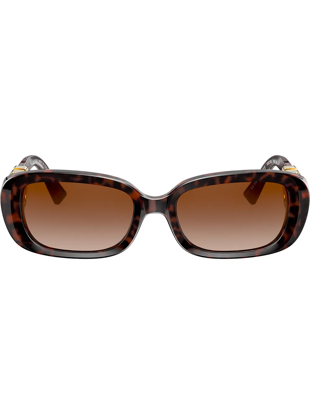фото Valentino eyewear солнцезащитные очки в овальной оправе с логотипом vlogo