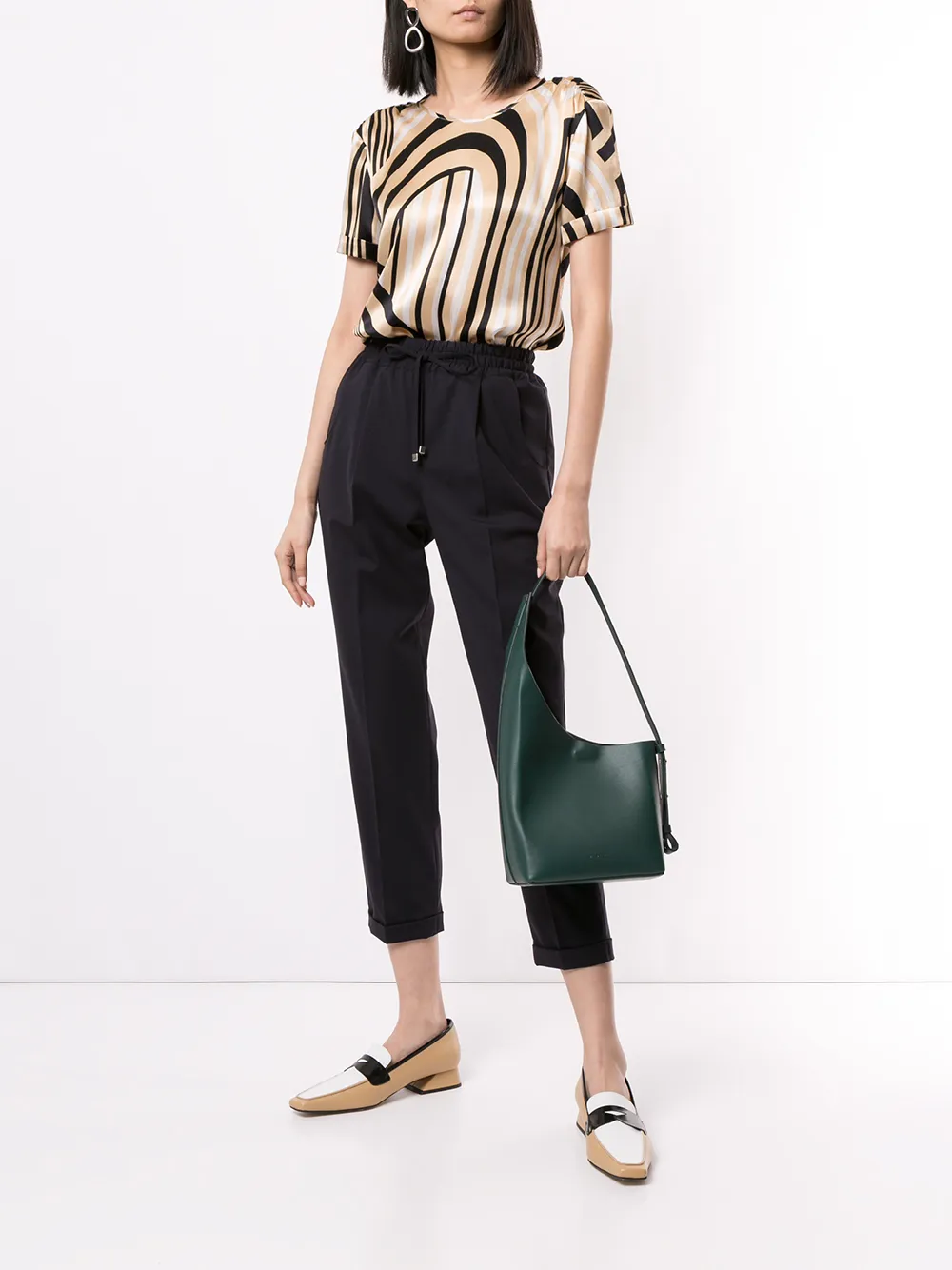 фото Kiton укороченные брюки с кулиской