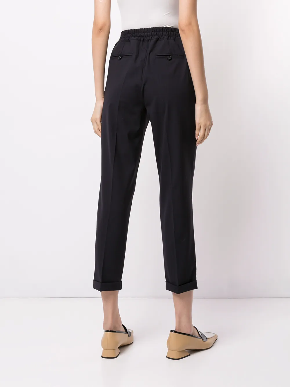 фото Kiton укороченные брюки с кулиской