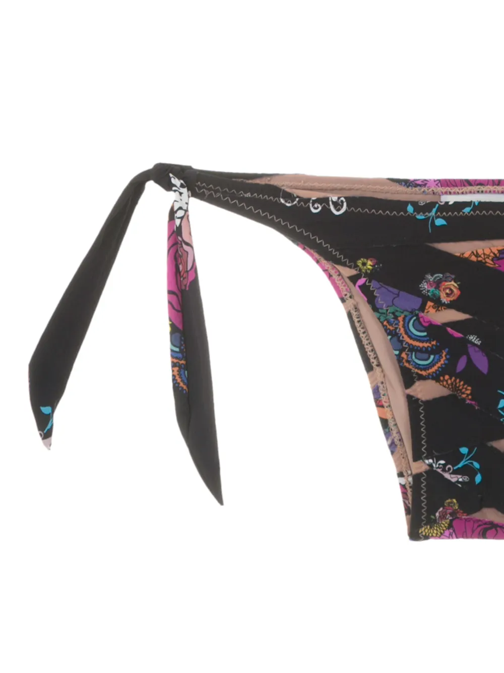 Amir Slama Printed Triangle Bikini Set Blue Farfetch