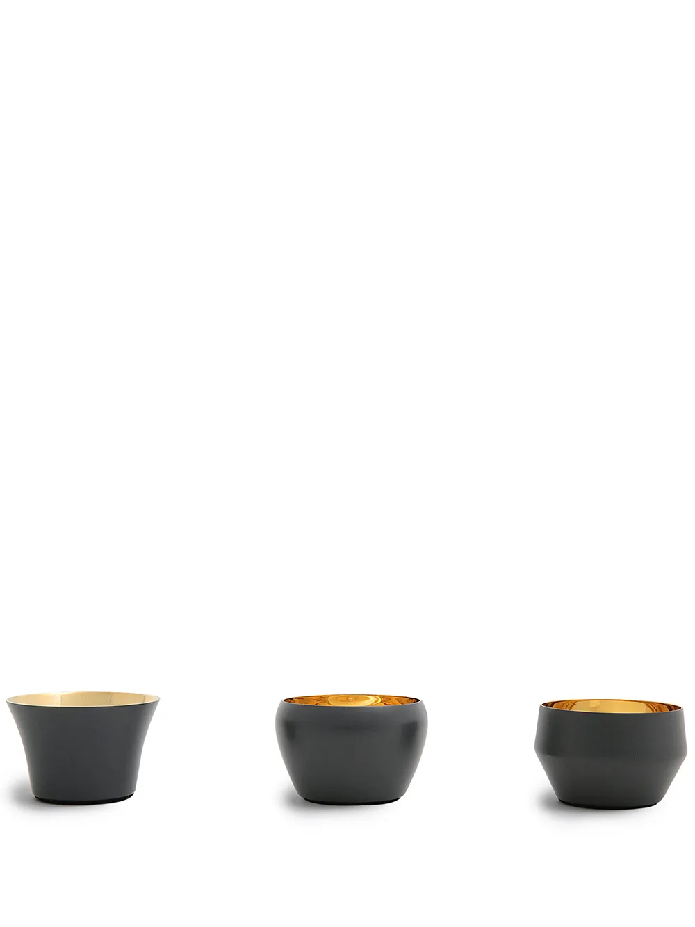 фото Skultuna набор kin из трех подставок для чайной свечи