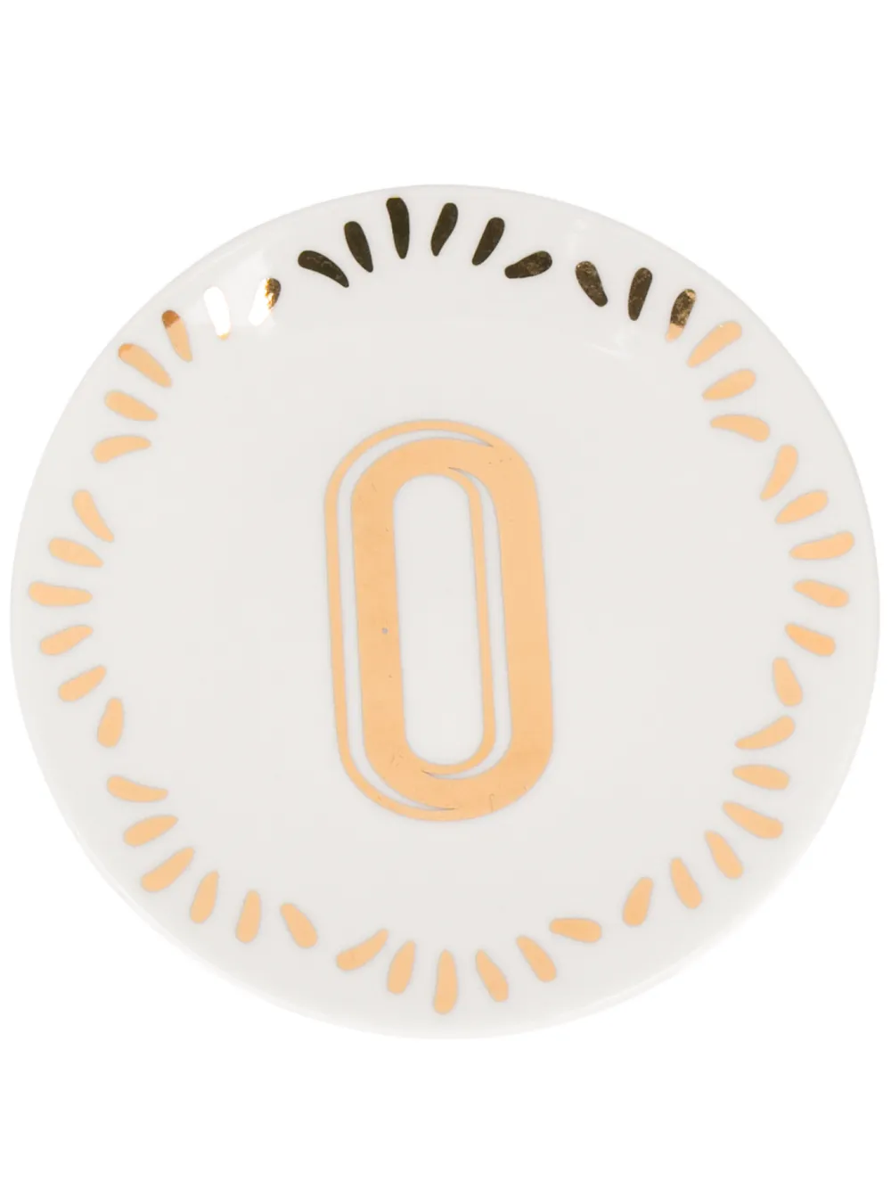 фото Bitossi home маленькая тарелка с принтом