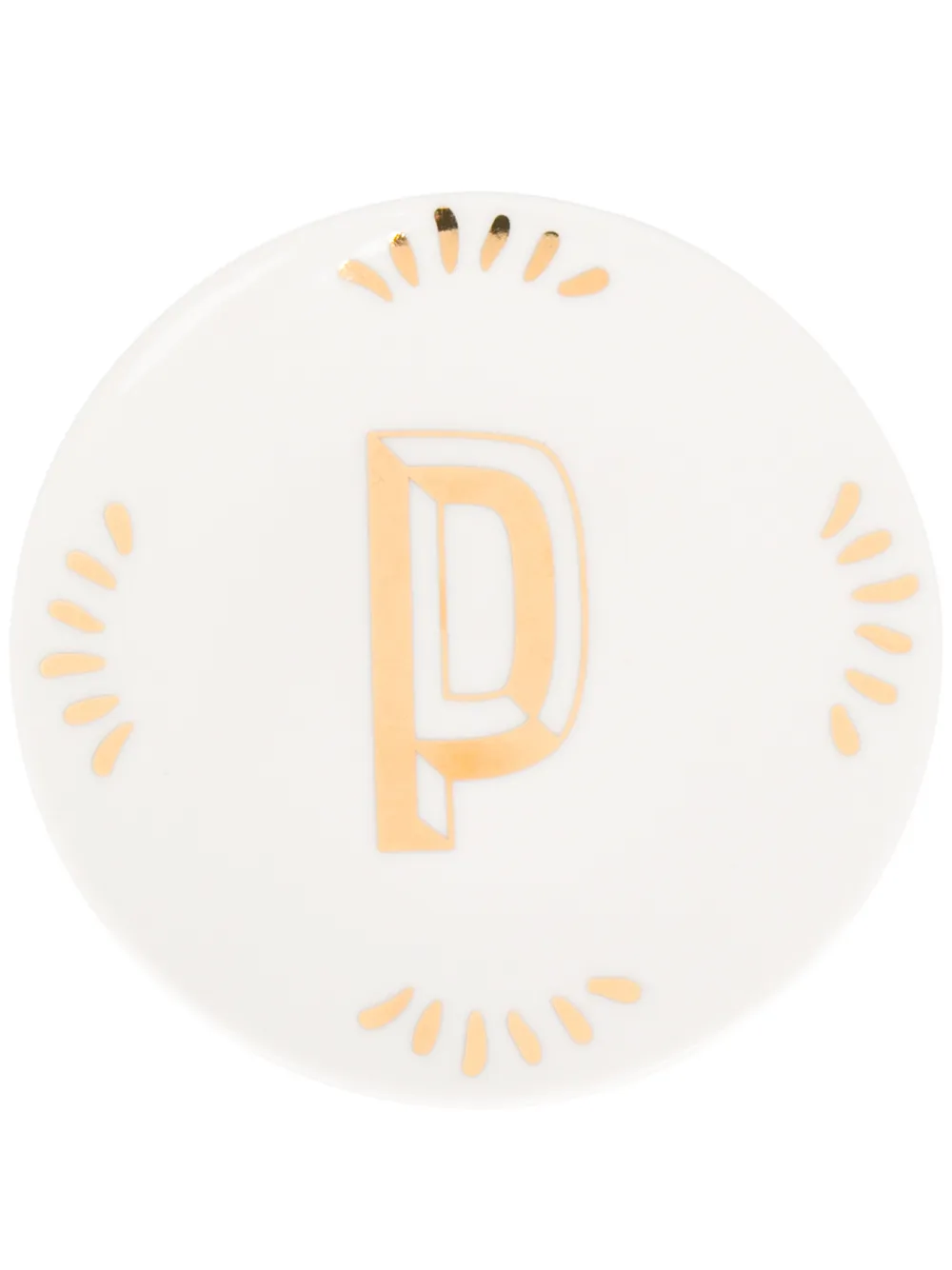 фото Bitossi home маленькая тарелка с принтом