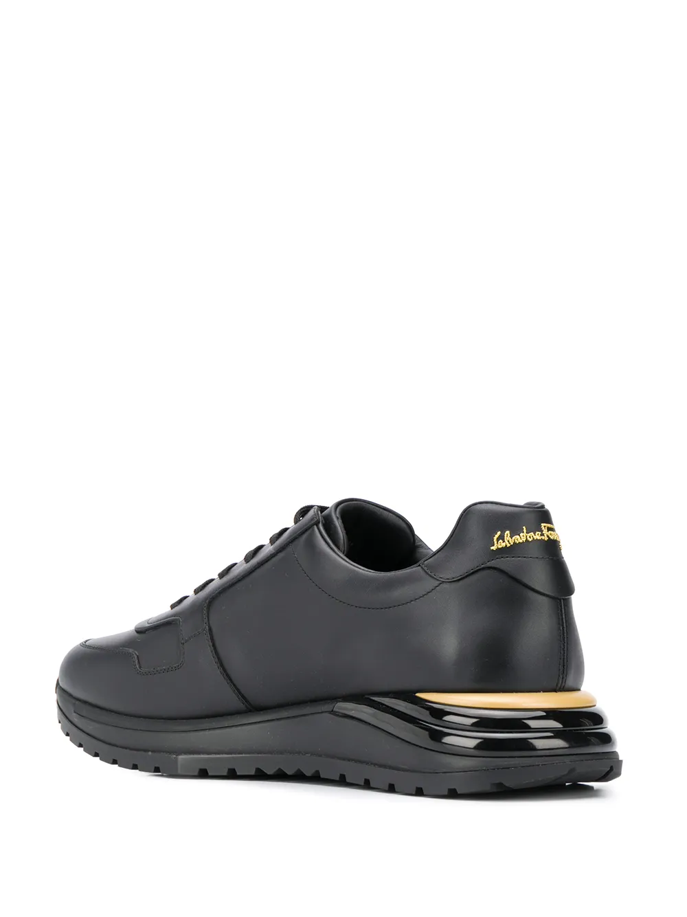фото Salvatore ferragamo кроссовки с тиснением gancini