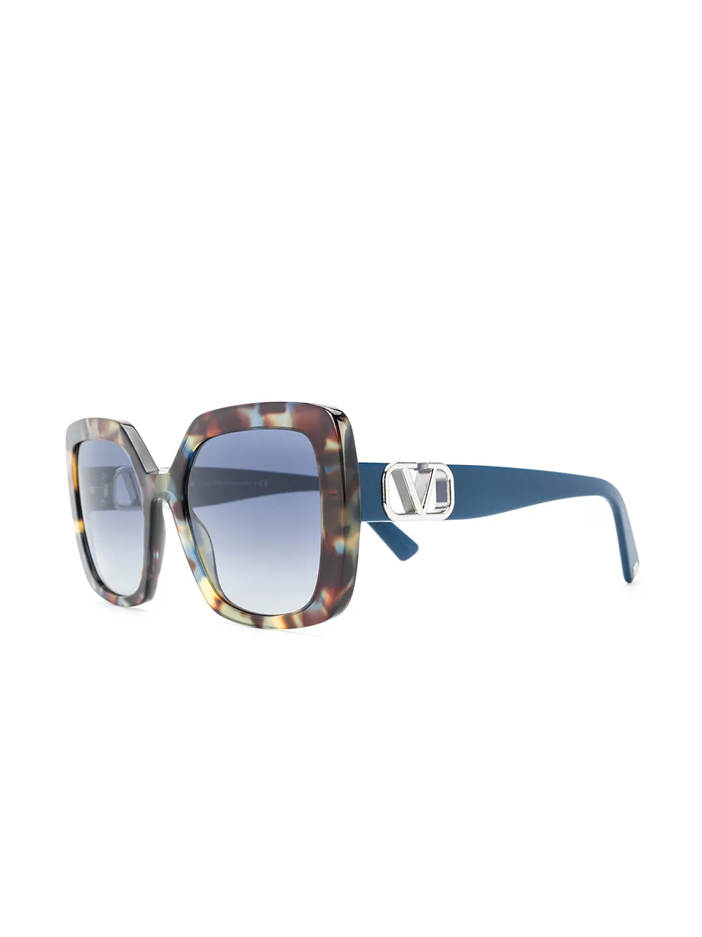 фото Valentino eyewear солнцезащитные очки va4065 в квадратной оправе