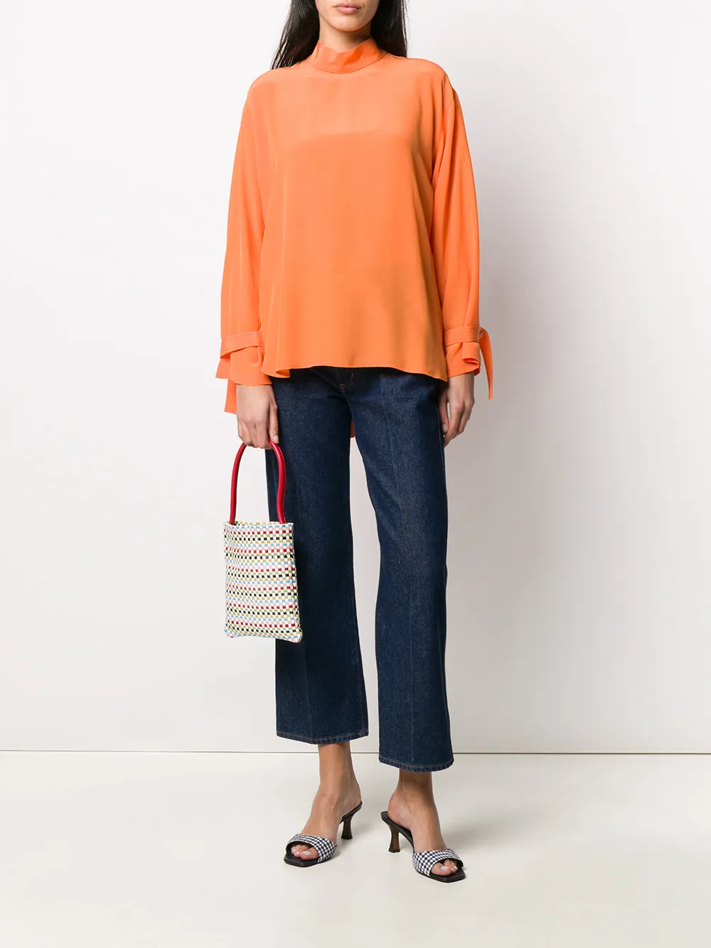 фото Tl-180 плетеная сумка-тоут с верхней ручкой