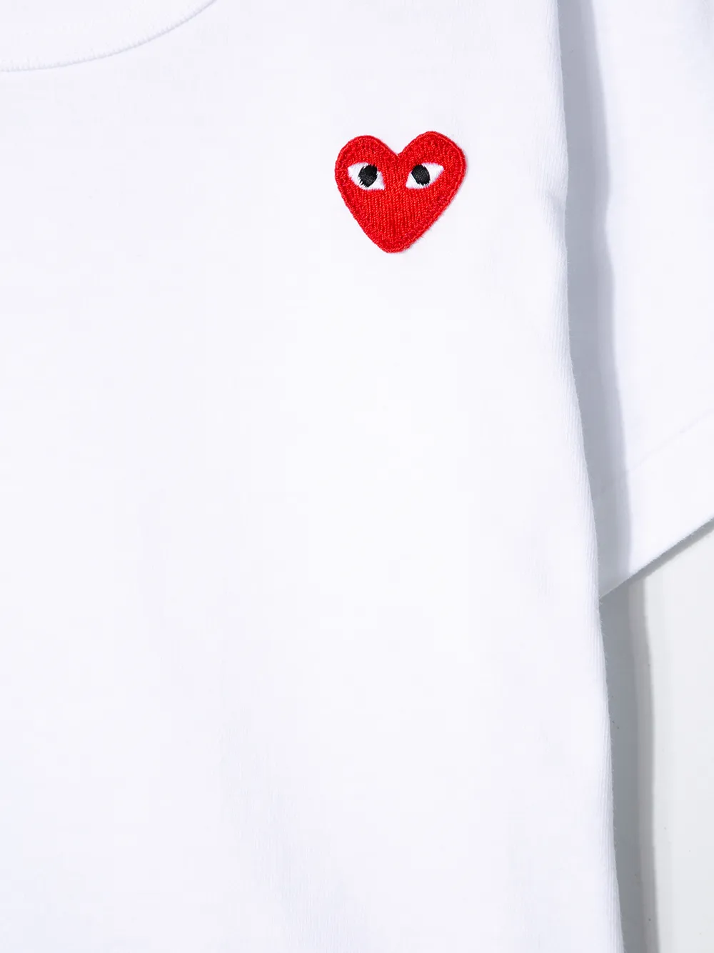 фото Comme des garçons play kids футболка с логотипом