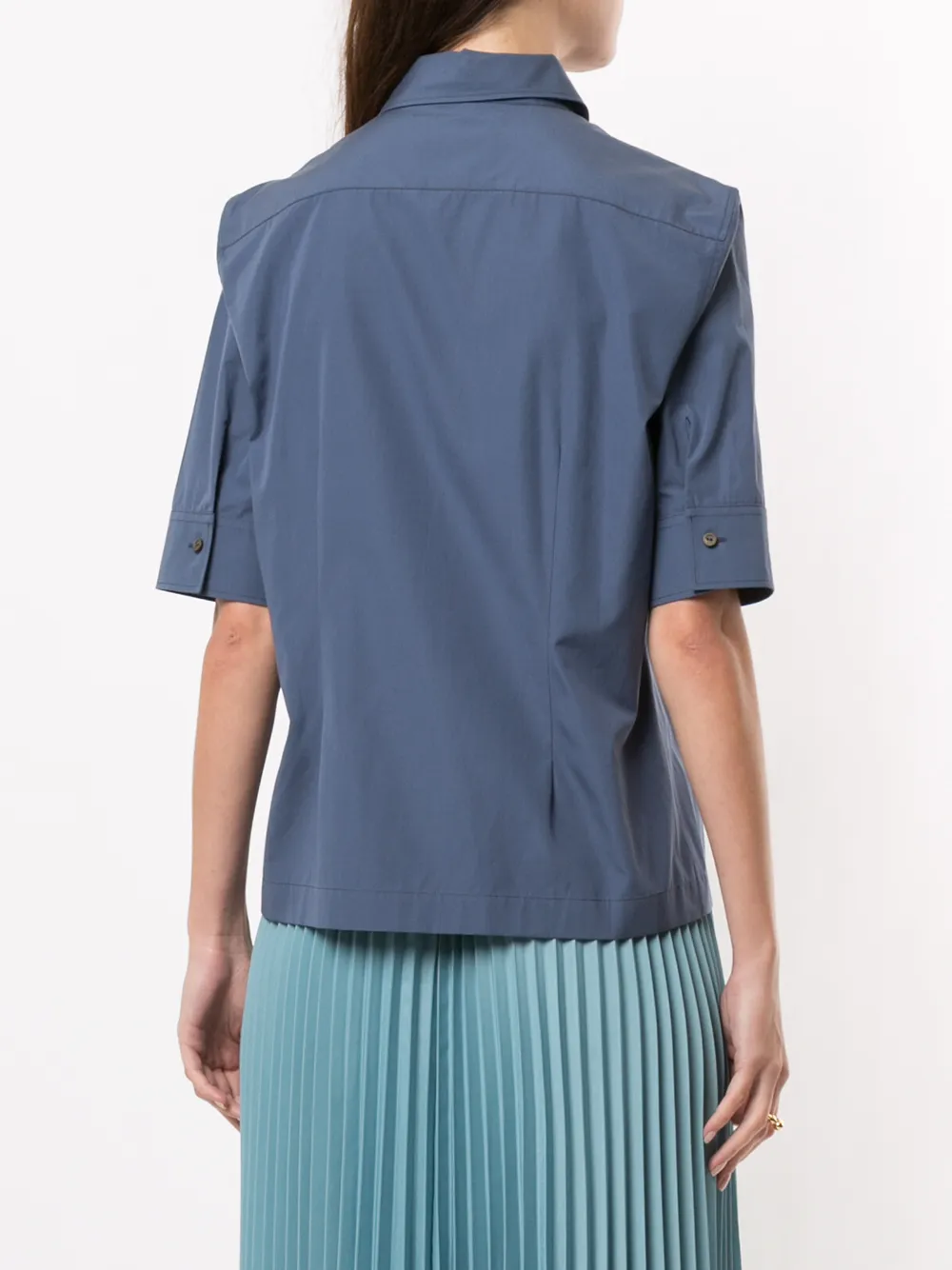 фото Jil sander рубашка прямого кроя с короткими рукавами