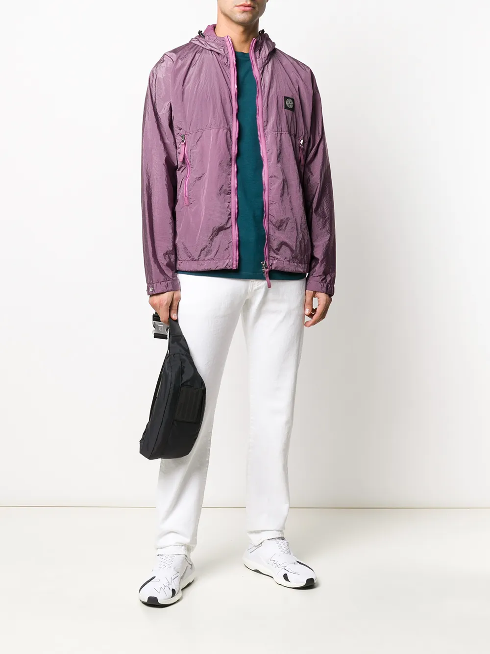 фото Stone island легкая спортивная куртка