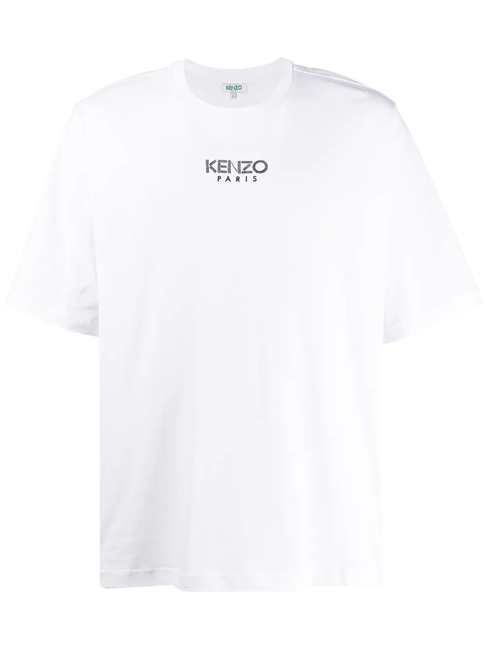 фото Kenzo футболка оверсайз с вышитым логотипом