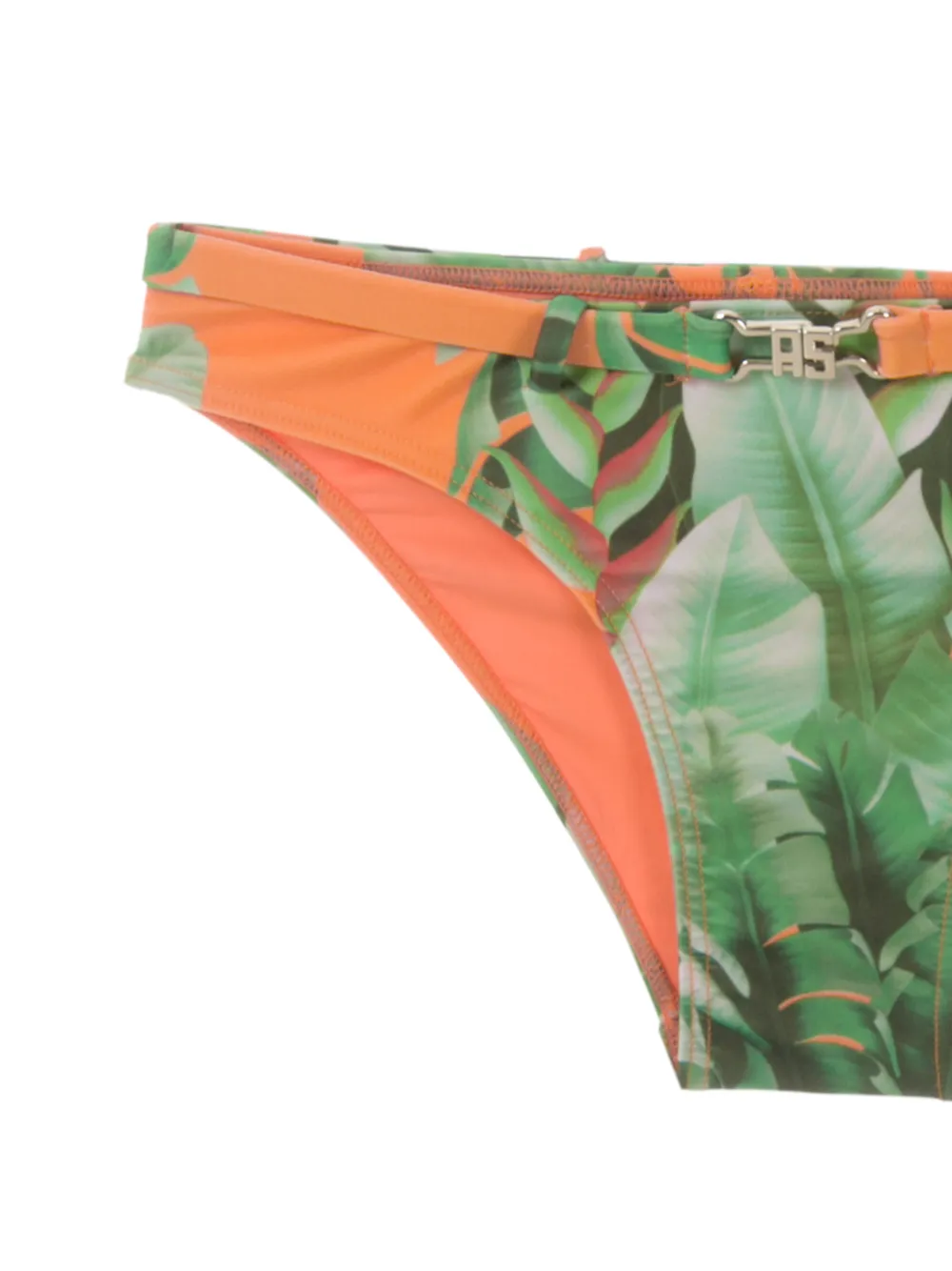 Amir Slama Mata Atlântica Print Bikini Set Orange FARFETCH