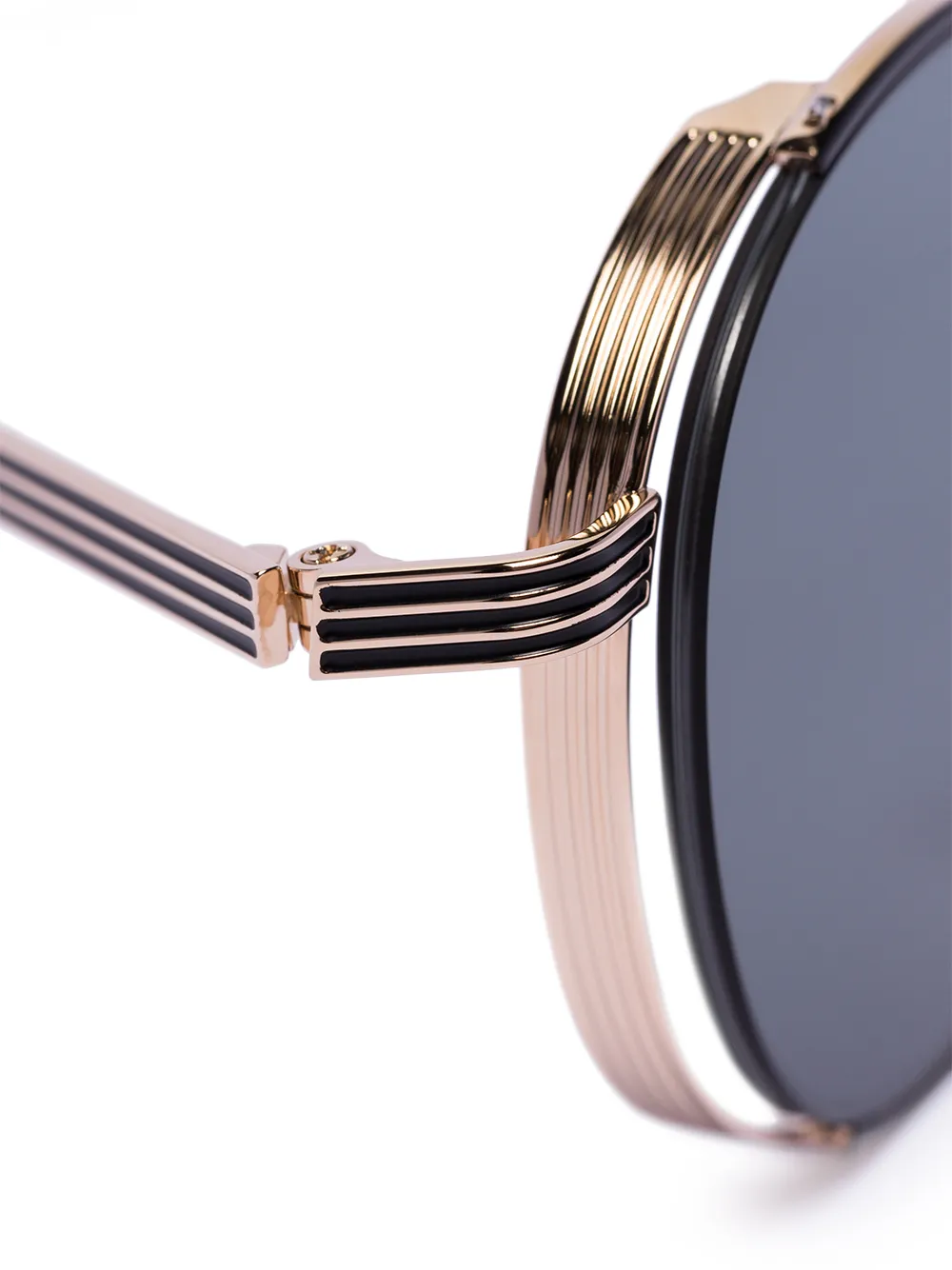 фото Thom browne eyewear солнцезащитные очки в круглой оправе