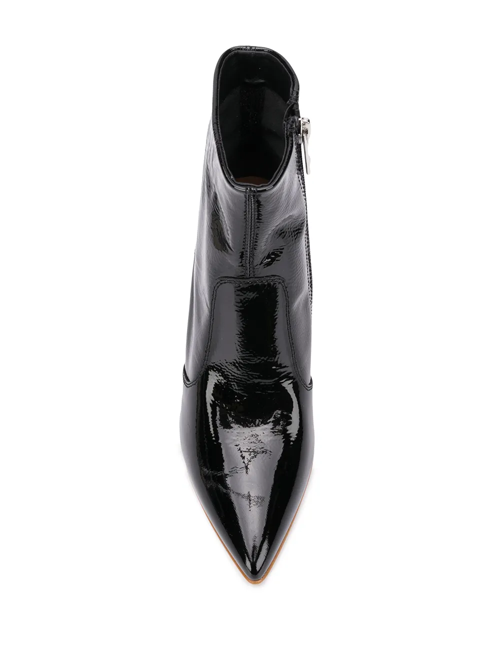 фото Carvela ботильоны sculpture на каблуке с заостренным носком