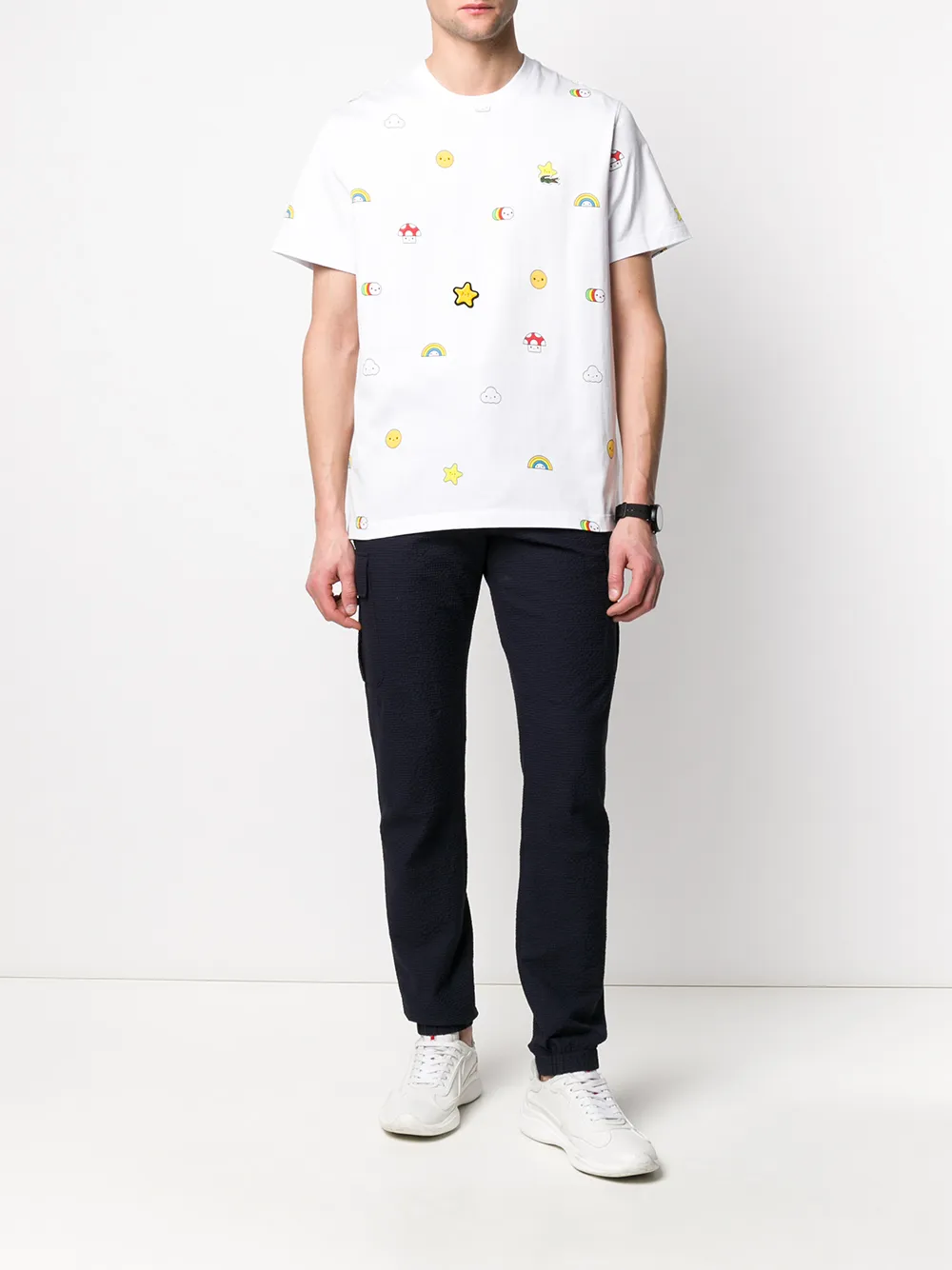 фото Lacoste футболка со сплошным принтом