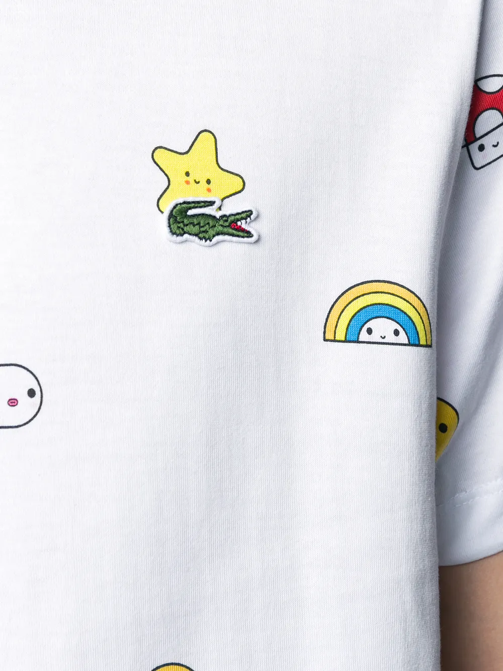 фото Lacoste футболка со сплошным принтом