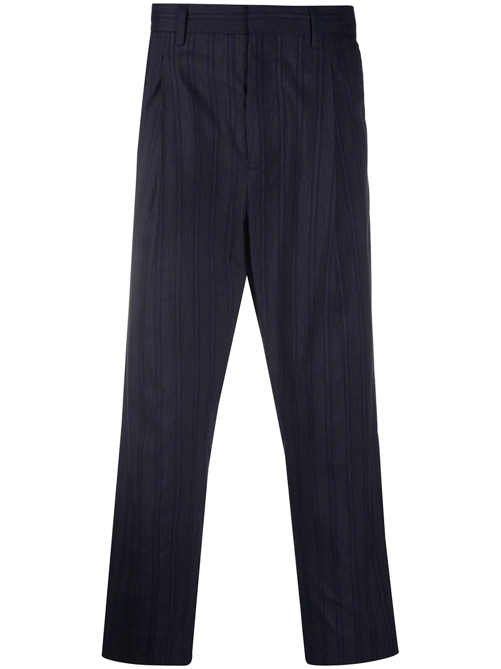 фото Ann demeulemeester grise брюки в тонкую полоску