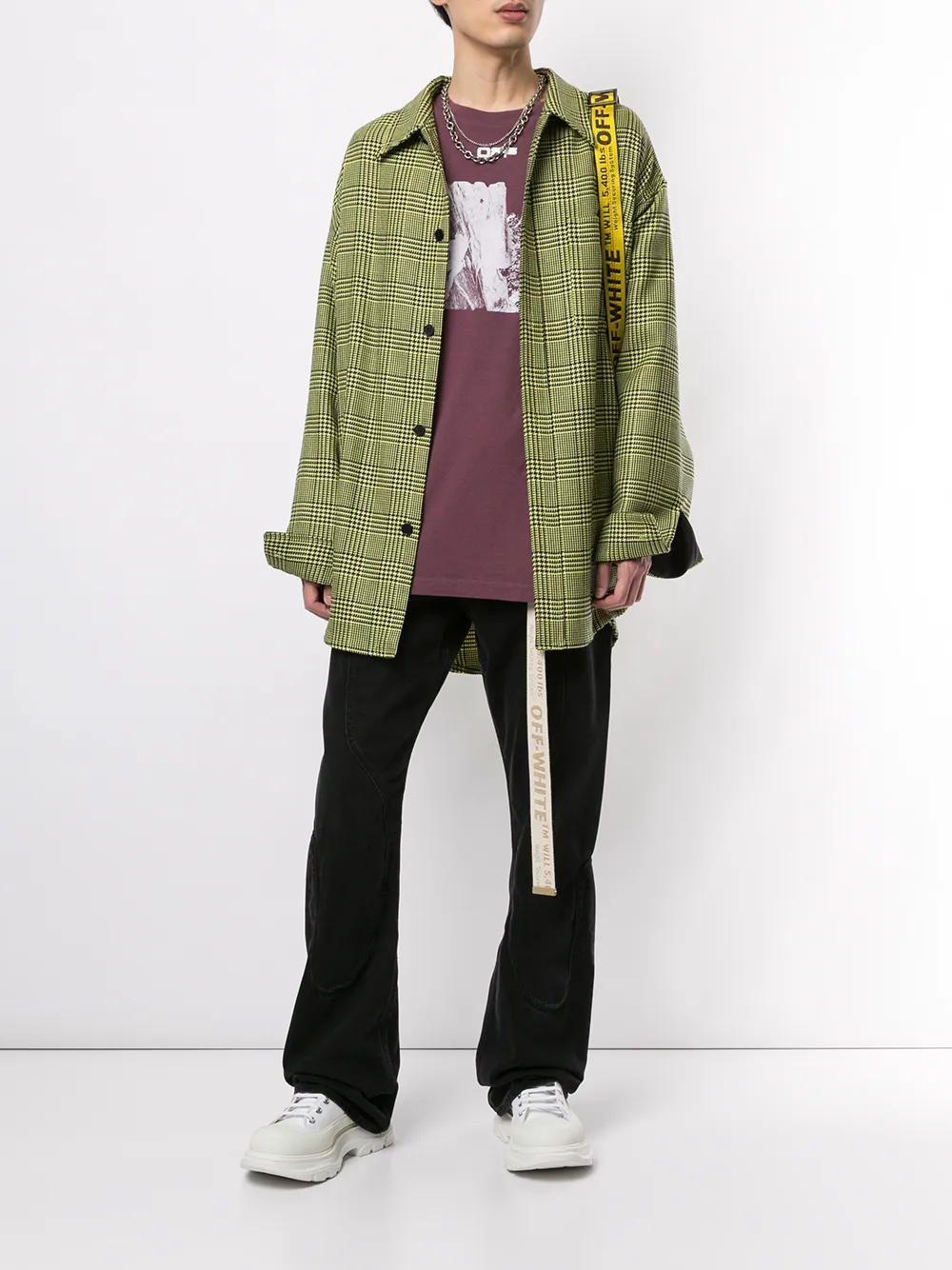 фото Off-white футболка с принтом climb