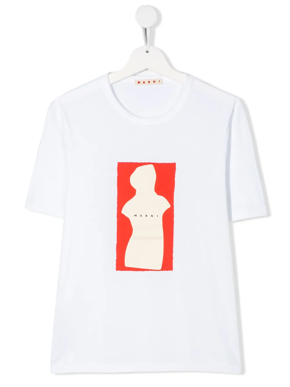 фото Marni kids футболка с логотипом