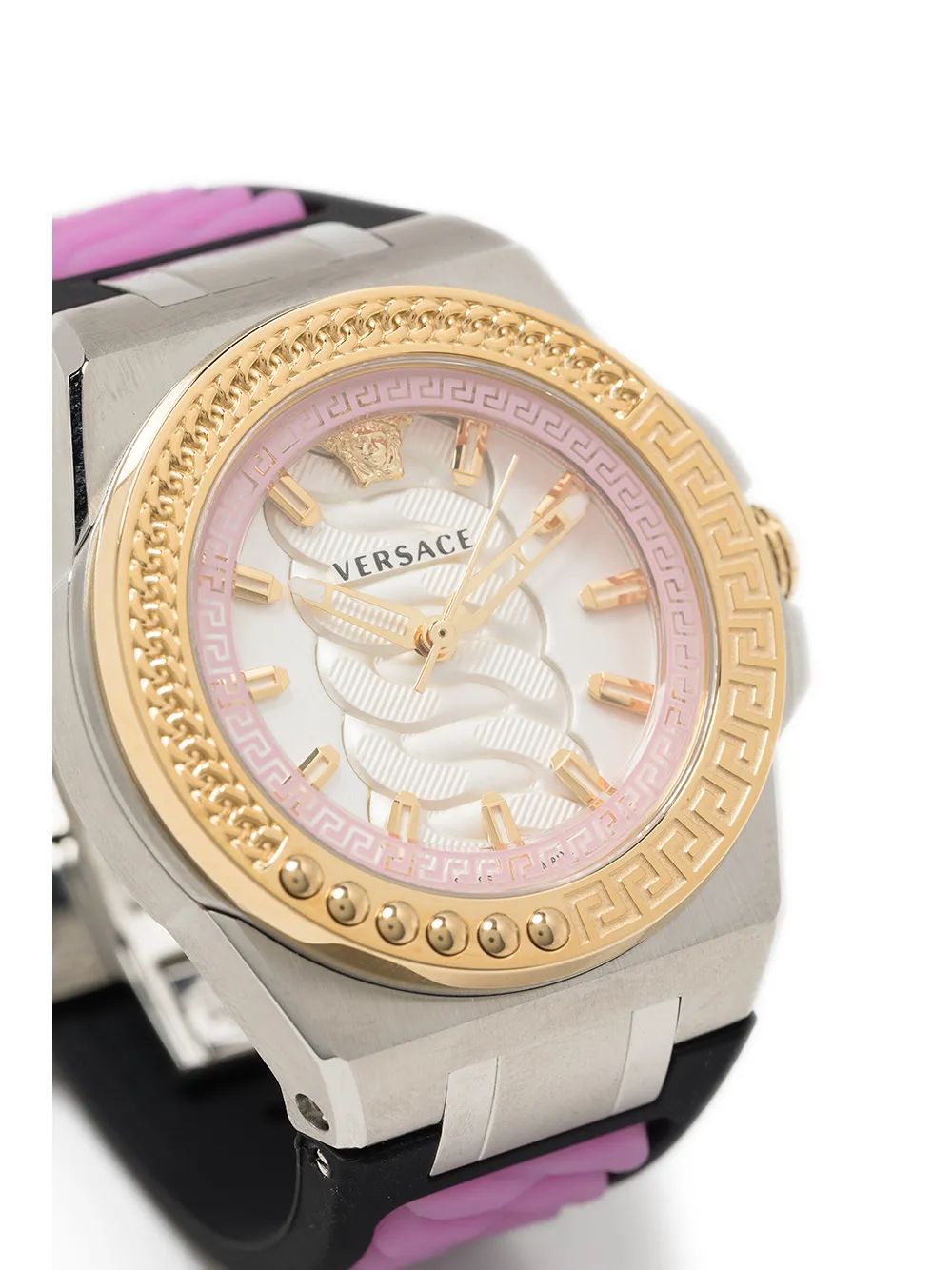 фото Versace наручные часы chain reaction 40 мм