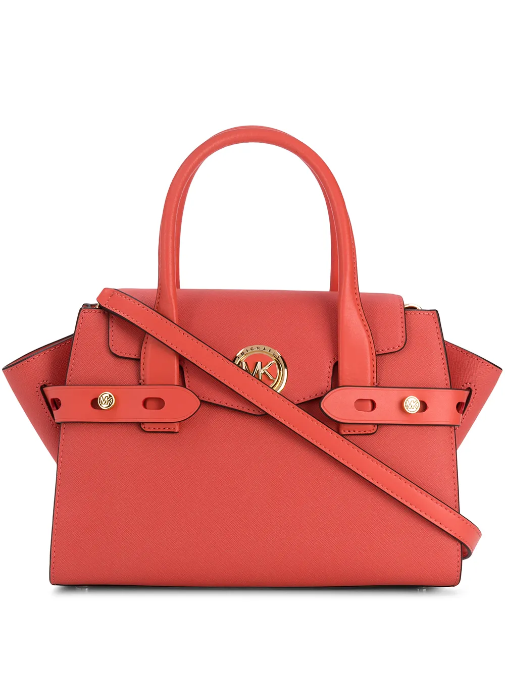 фото Michael michael kors сумка-тоут с металлическим логотипом