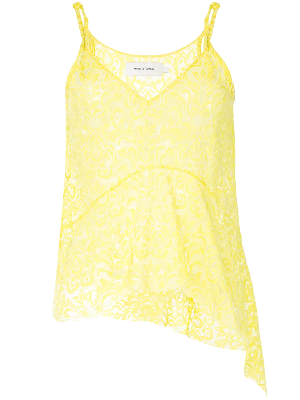 Marques'Almeida топ-комбинация с кружевом SS20TP0295LCE