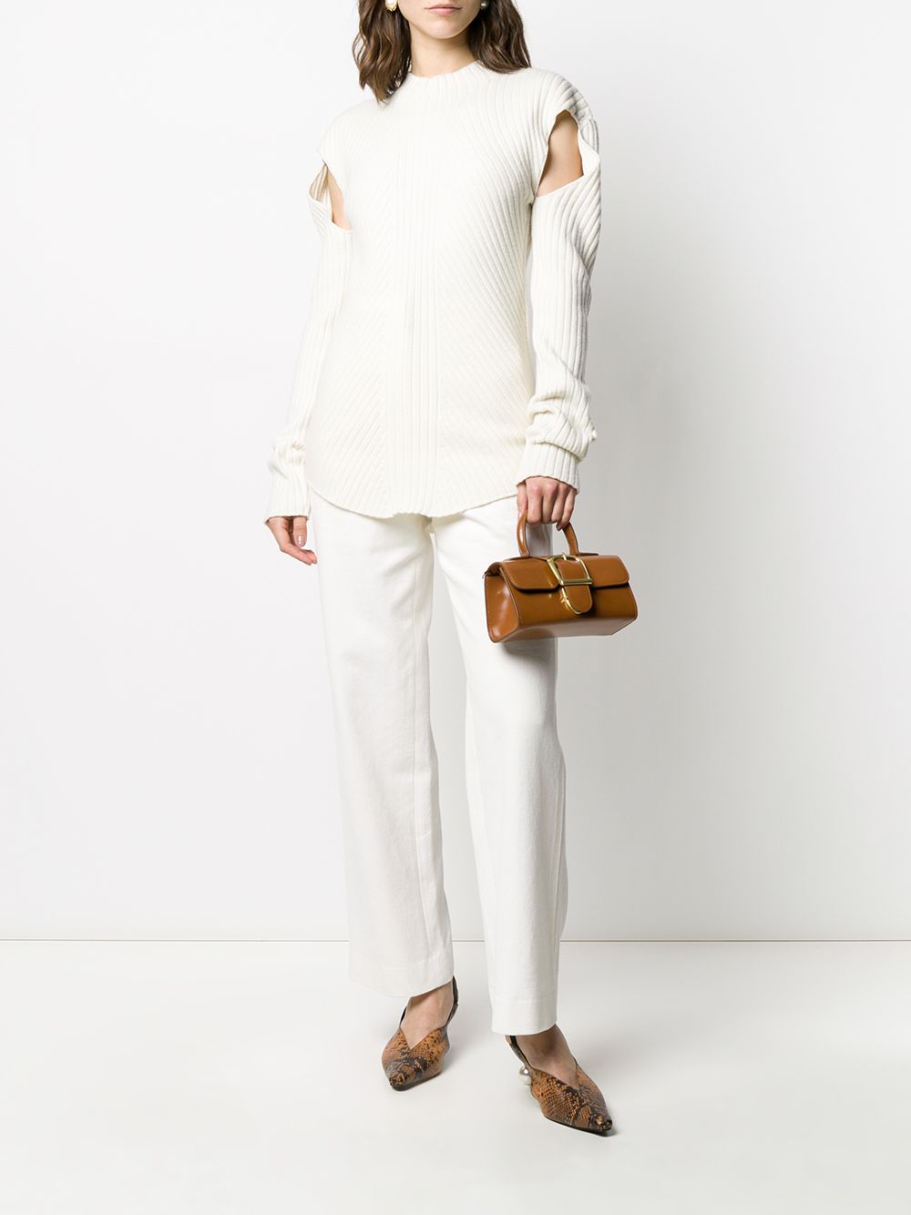 фото Rylan маленькая сумка-тоут cognac