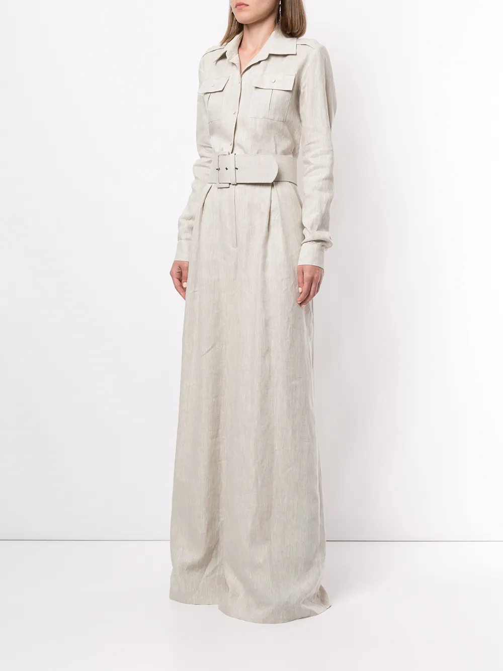 фото Andres otalora комбинезон широкого кроя с поясом