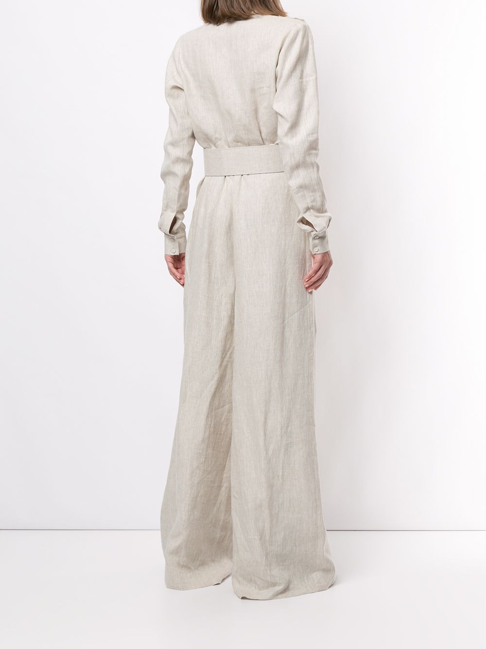 фото Andres otalora комбинезон широкого кроя с поясом