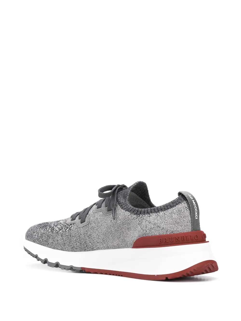 фото Brunello cucinelli трикотажные кроссовки