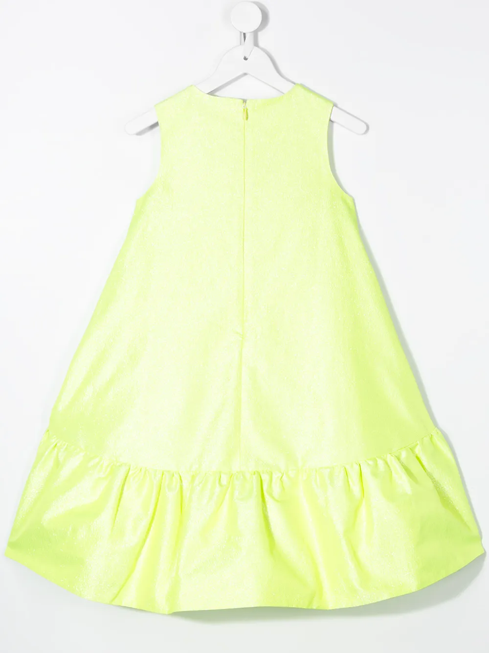 фото Valmax kids атласное платье-трапеция