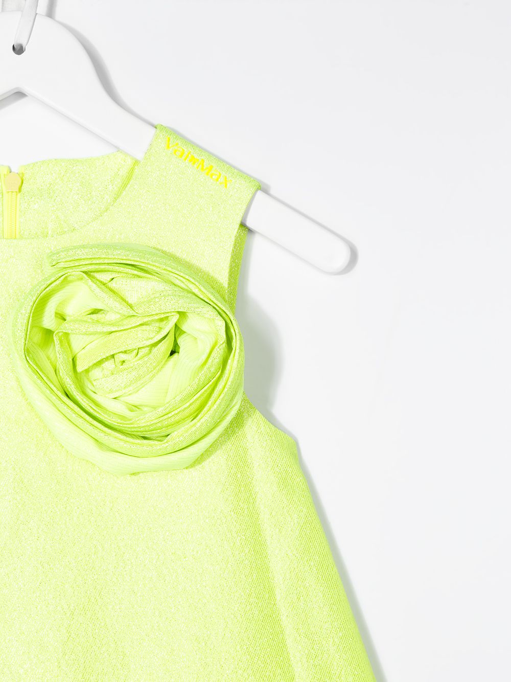 фото Valmax kids атласное платье-трапеция