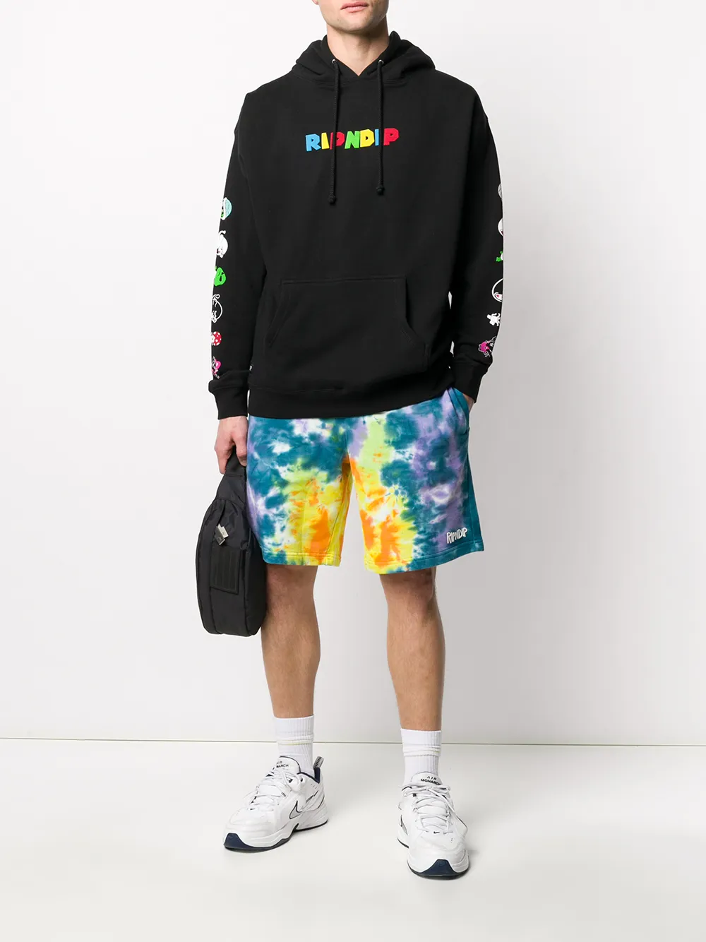 фото Ripndip шорты с кулиской и принтом тай-дай