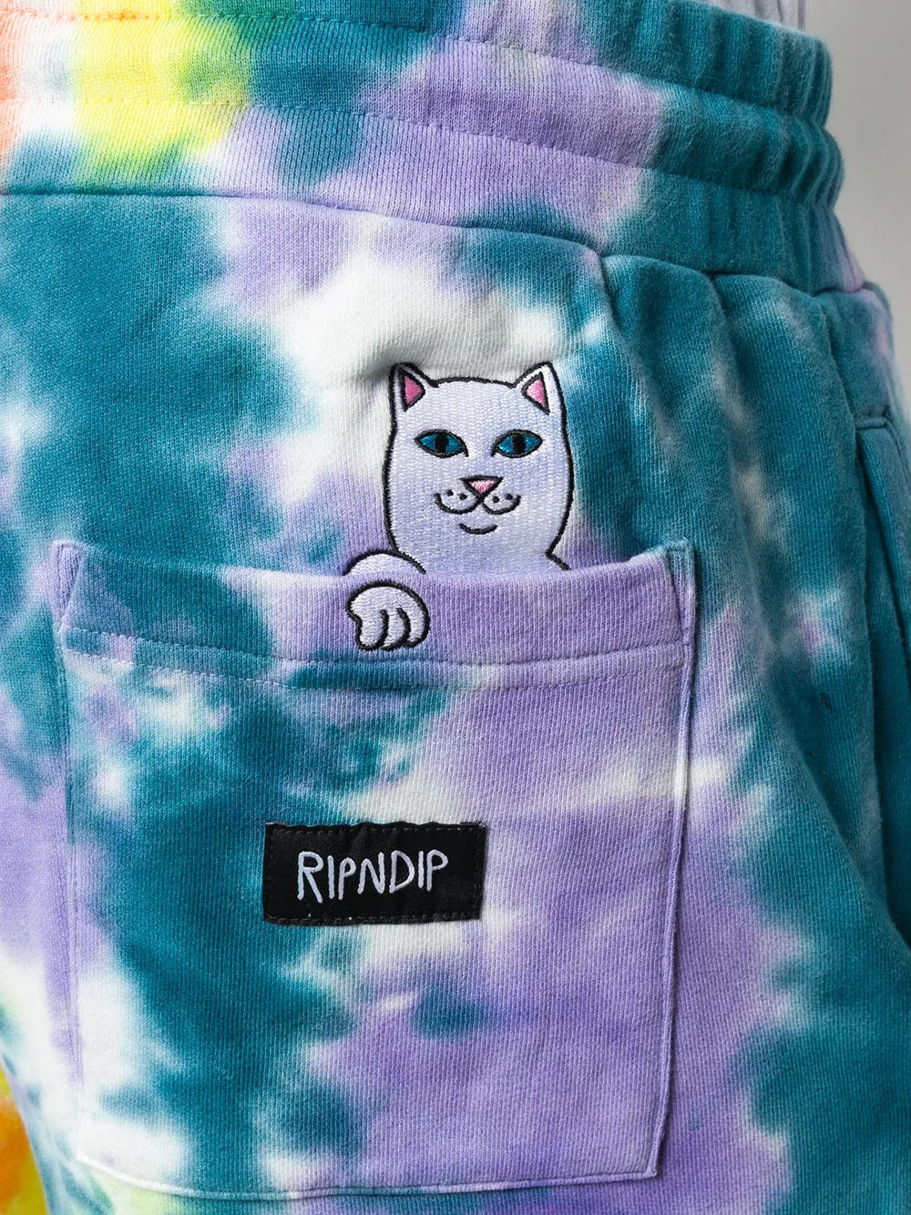 фото Ripndip шорты с кулиской и принтом тай-дай