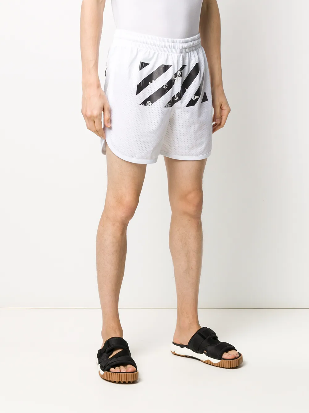 фото Off-white шорты с логотипом
