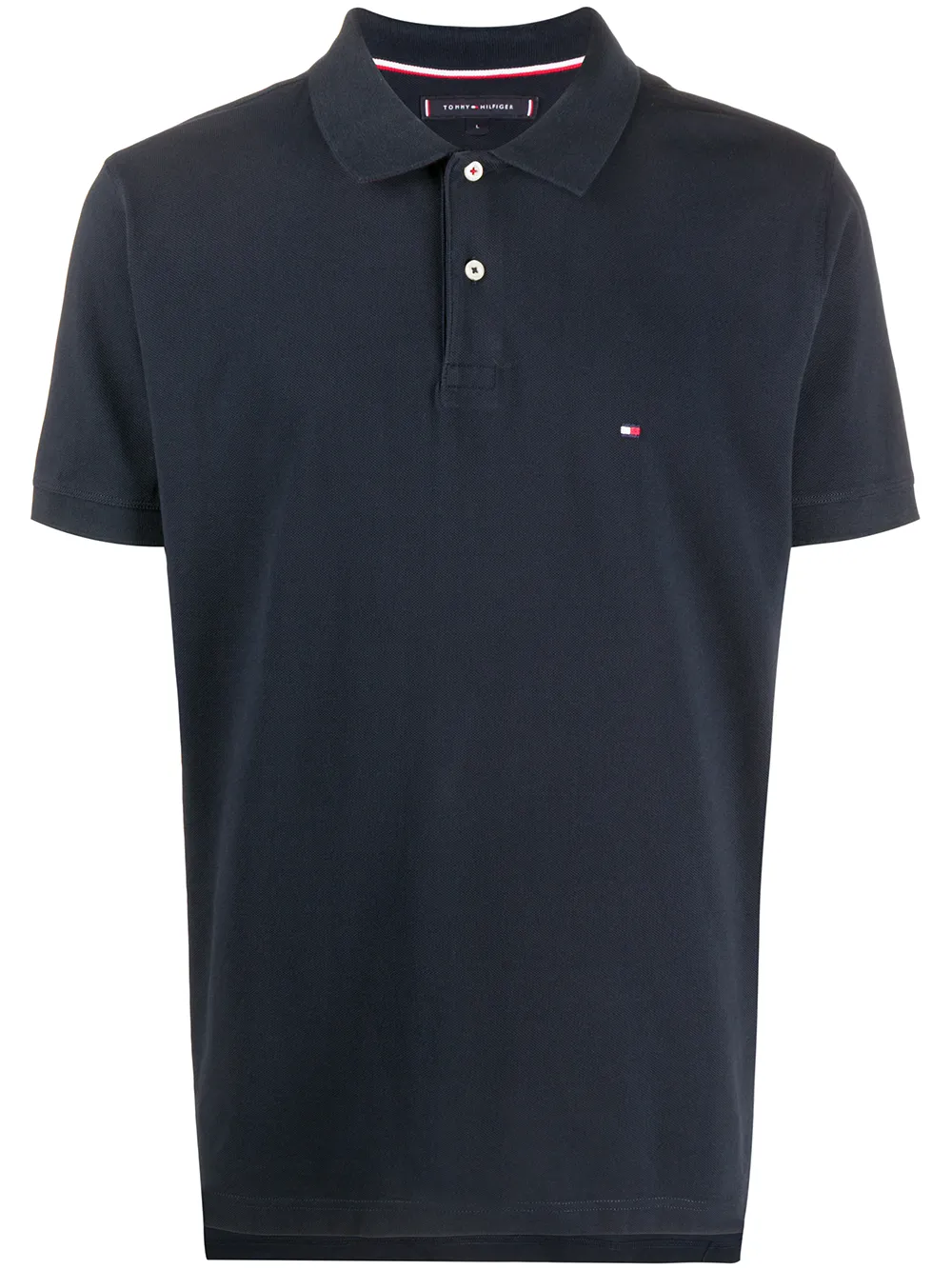 tommy hilfiger embroidered logo t-shirt - blue